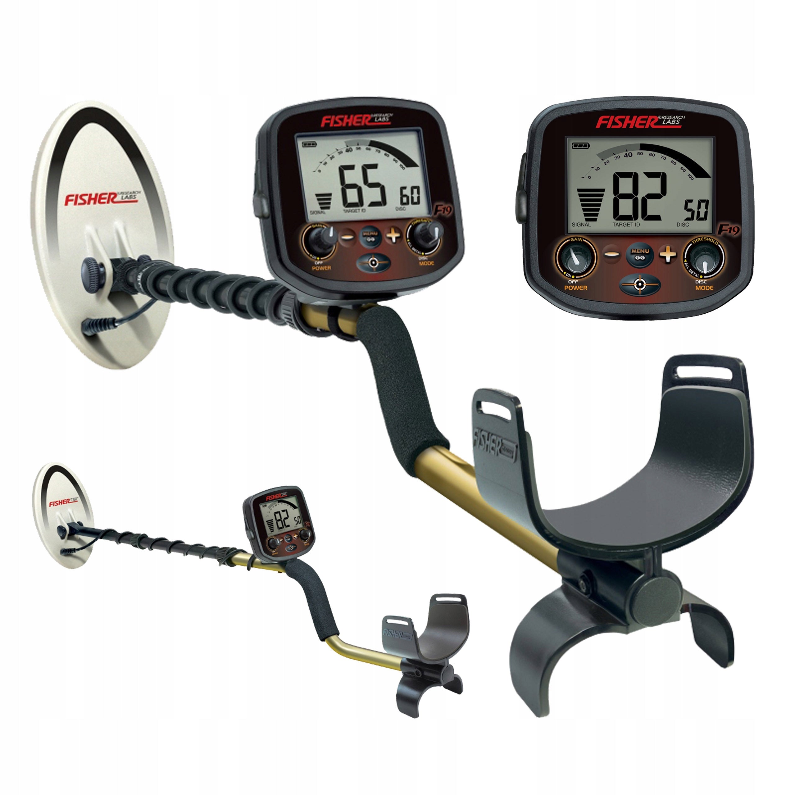 Fisher F19 Metal Detector Spin a disc metal detectors
