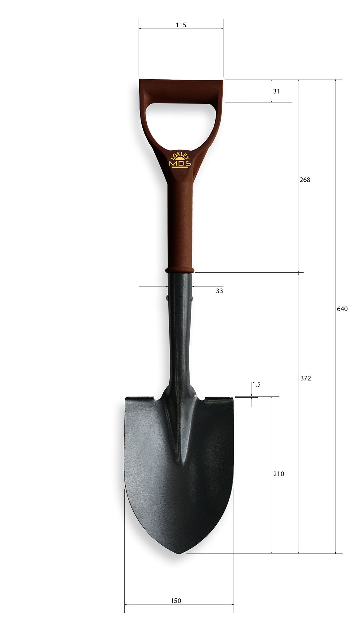 Loxly Mini Detecting Spade