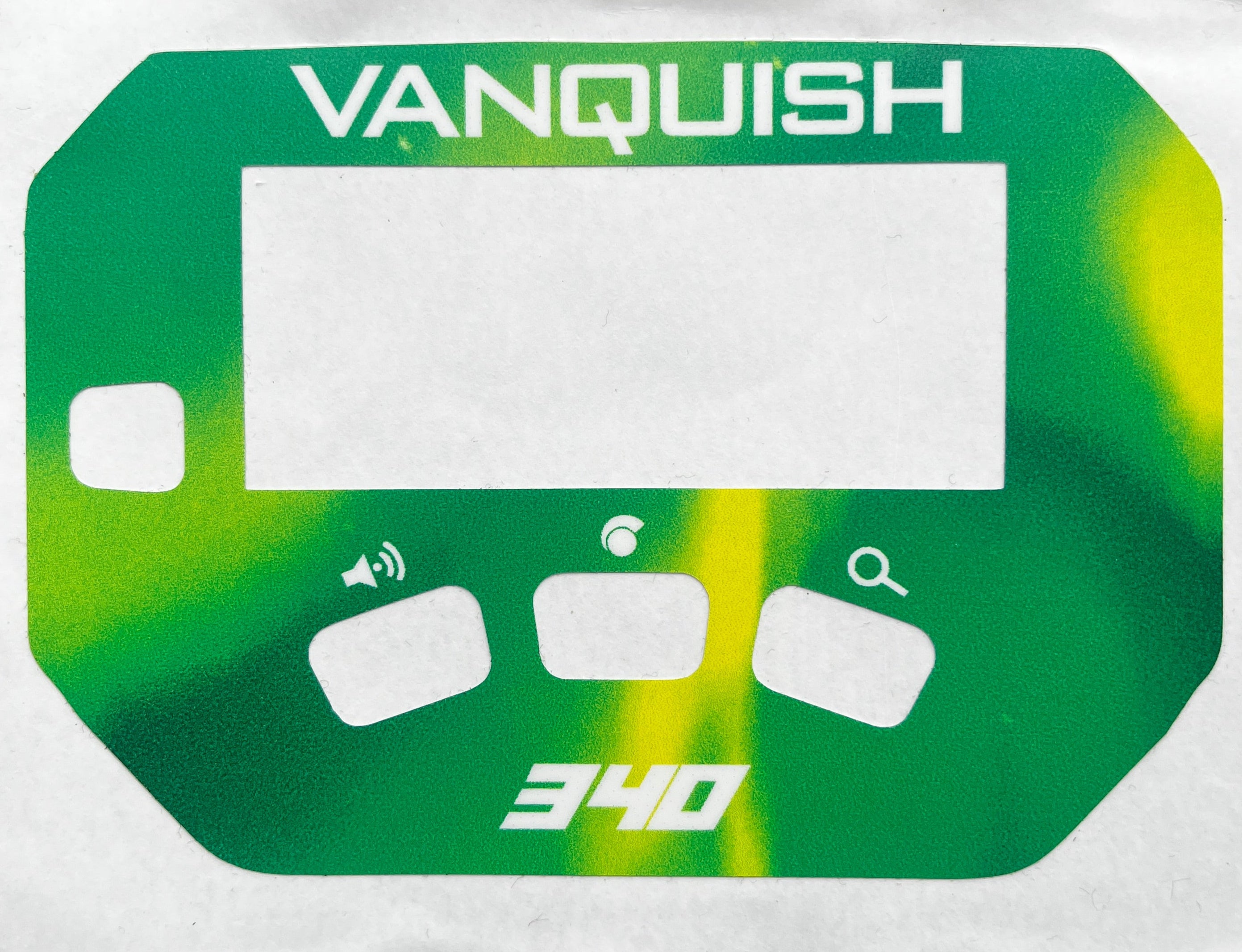 Keypad Sticker for The Minelab Vanquish 340