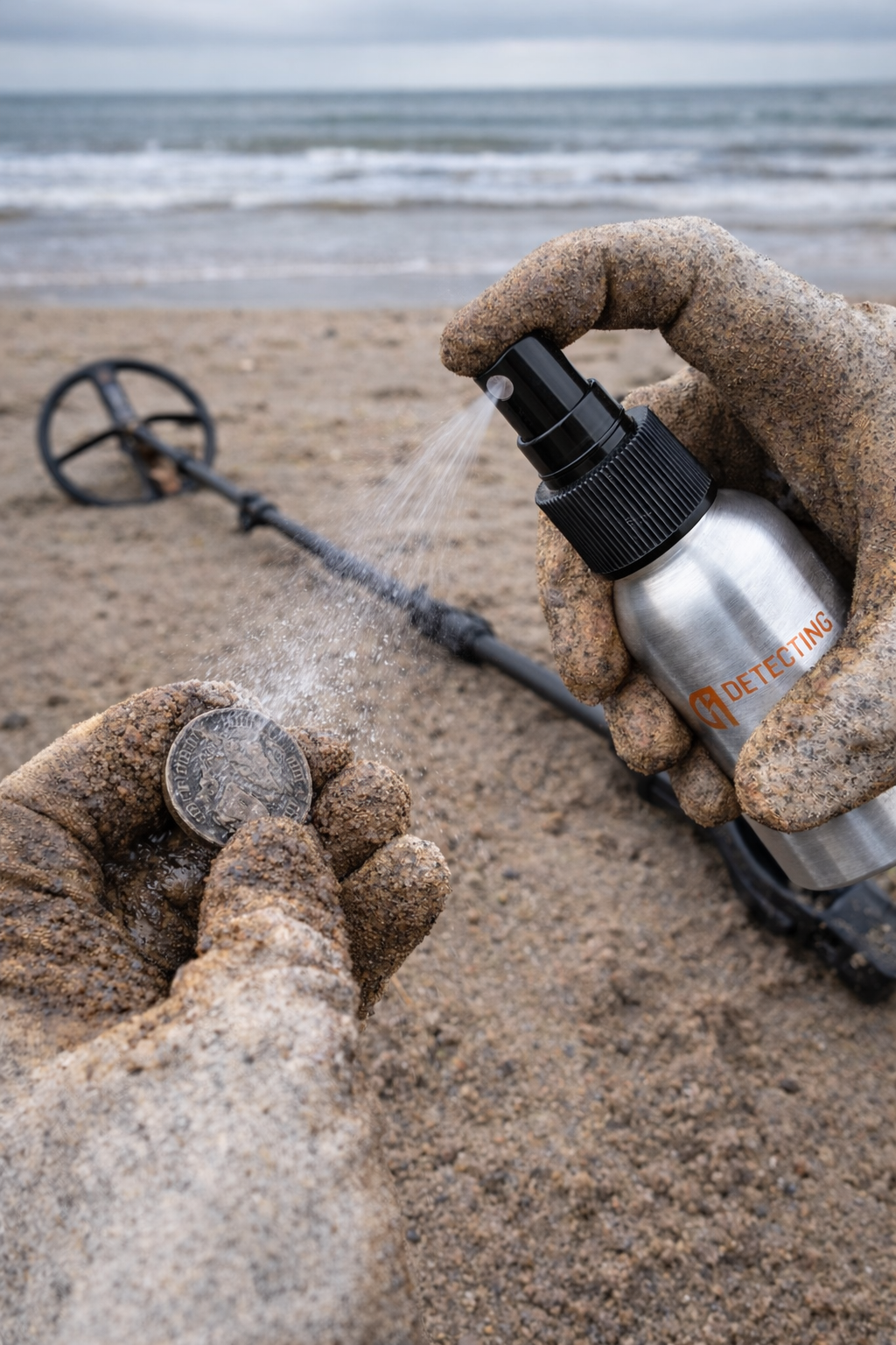Detecting Innovations Aluminum Metal Detecting Finds Spray Bottle – 50ml