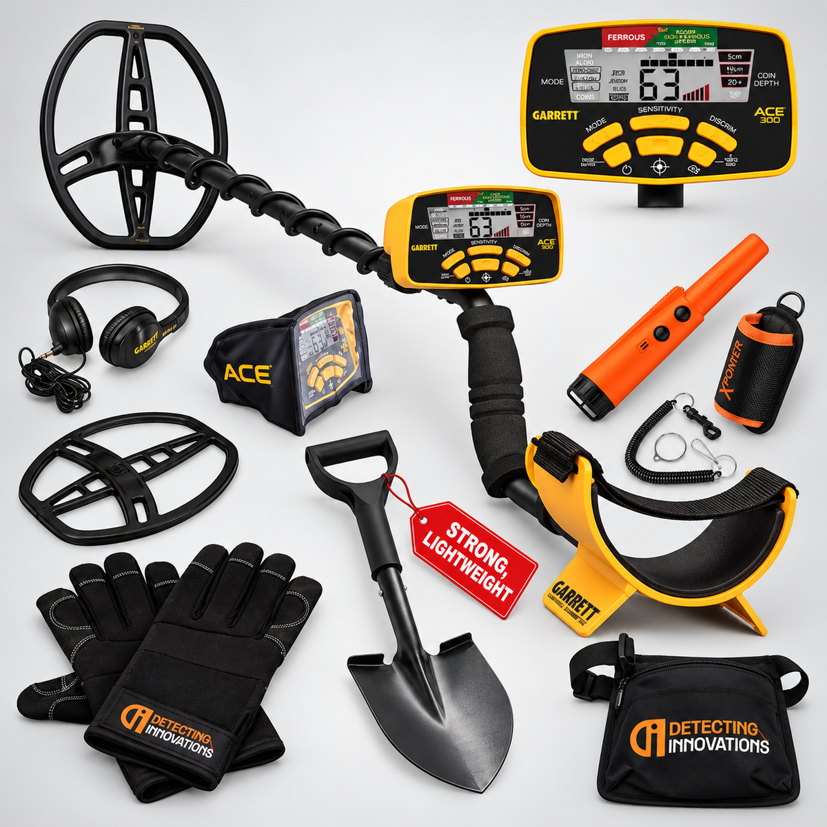 GARRETT ACE 400I METAL DETECTOR - BUNDLE