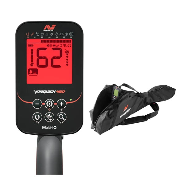 Minelab Vanquish 460 Metal Detector + Free Vanquish Carry Bag