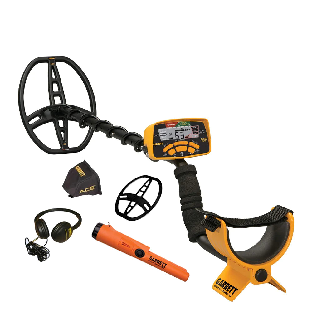 GARRETT ACE 400I METAL DETECTOR 2022 SPECIAL – Spin a disc metal detectors
