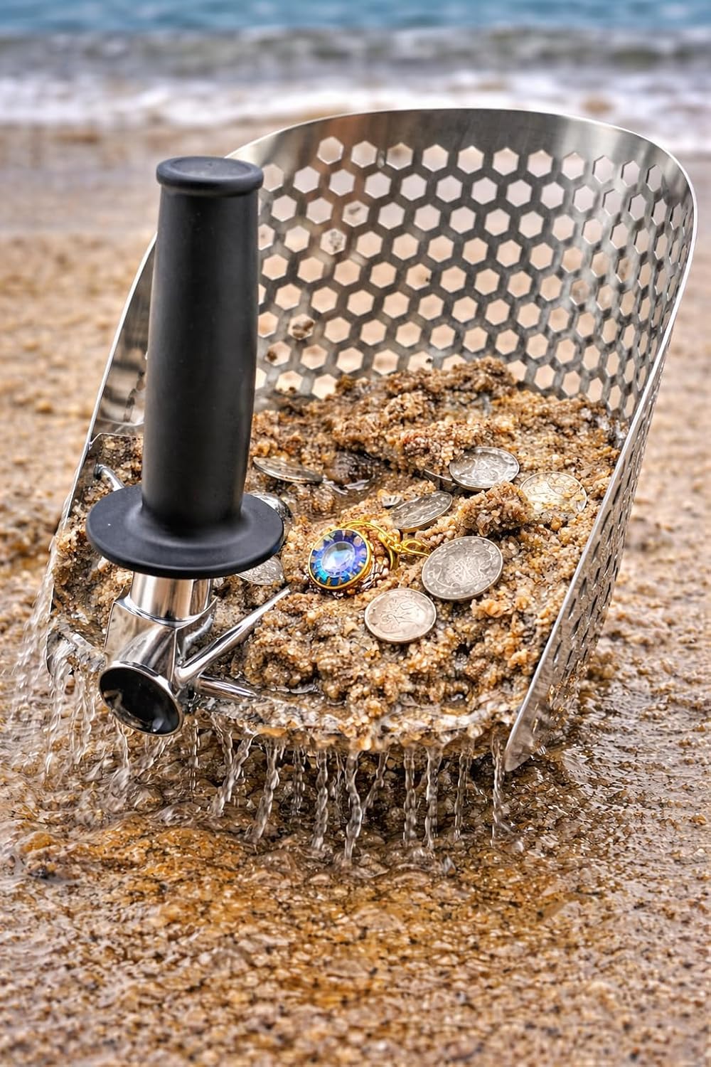 Detecting Innovations Stainless Steel Sand Scoop