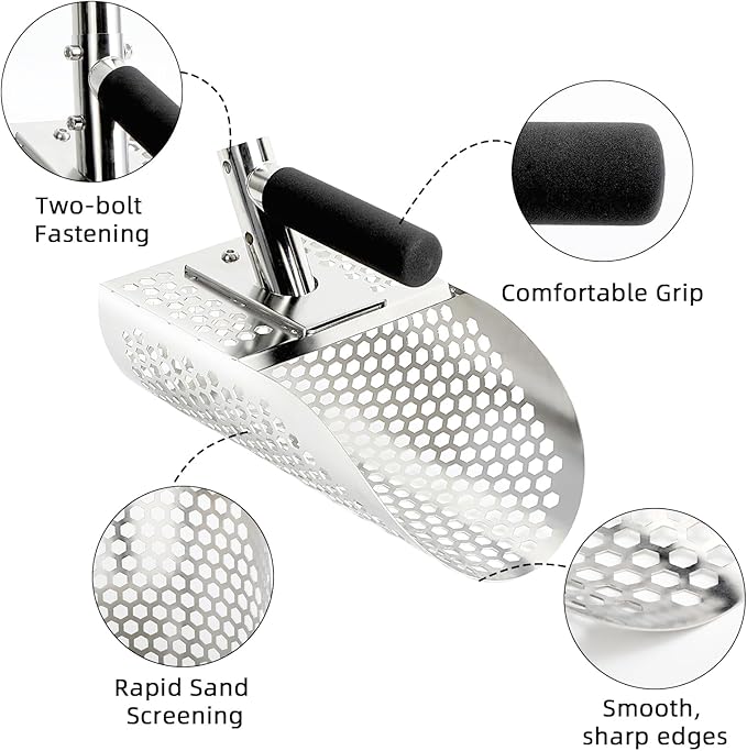 Detecting Innovations Stainless Steel Sand Scoop