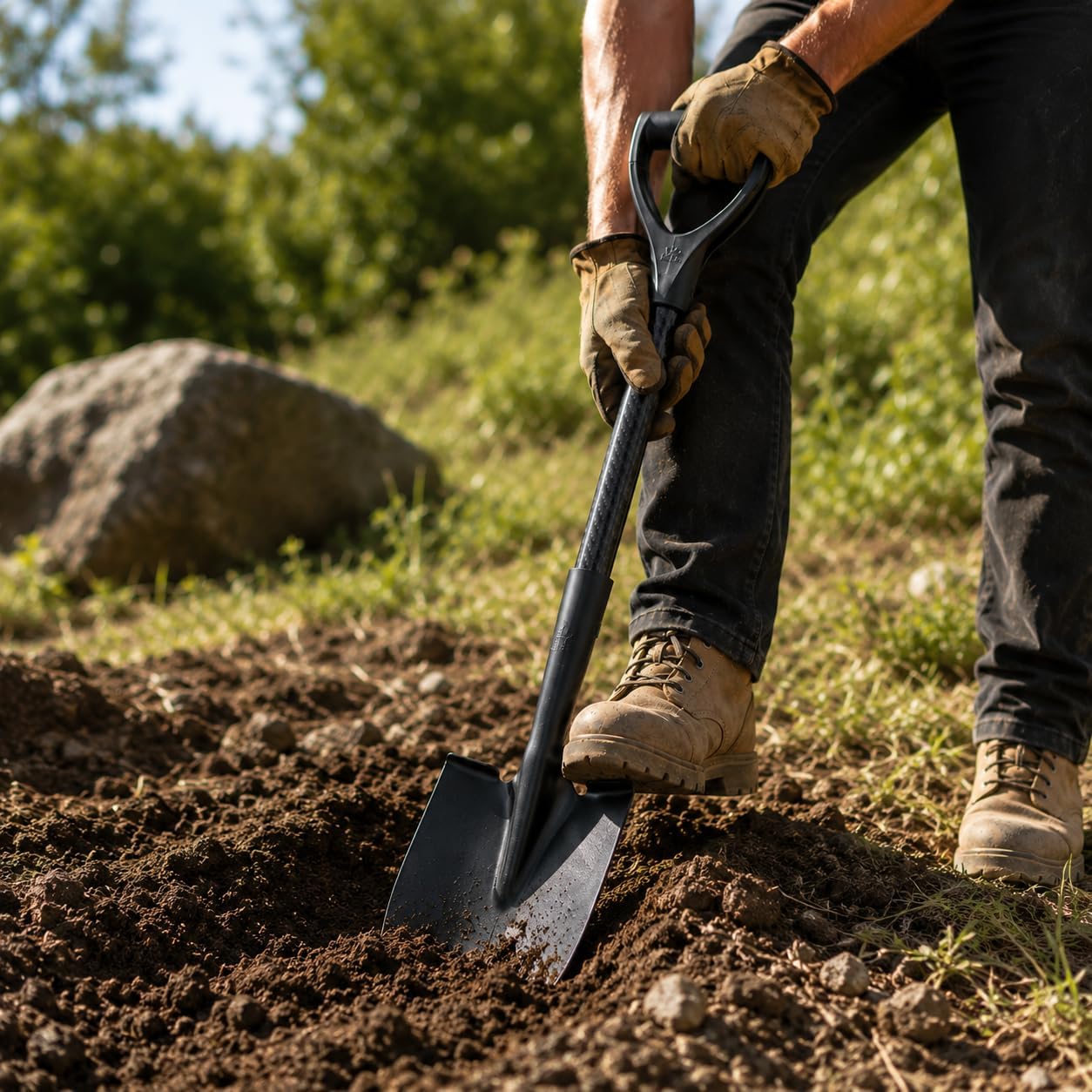 Detecting Innovations Carbon Fibre Small Mini Spade / Shovel