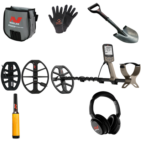 Minelab X-TERRA ELITE Expedition pack metal detector -Ultimate Bundle