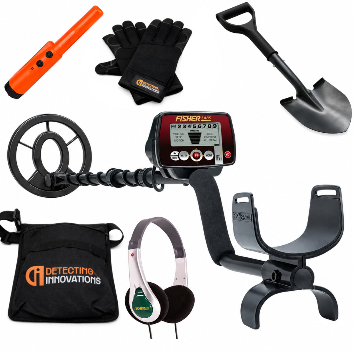 Fisher F11 Metal Detector Bundle