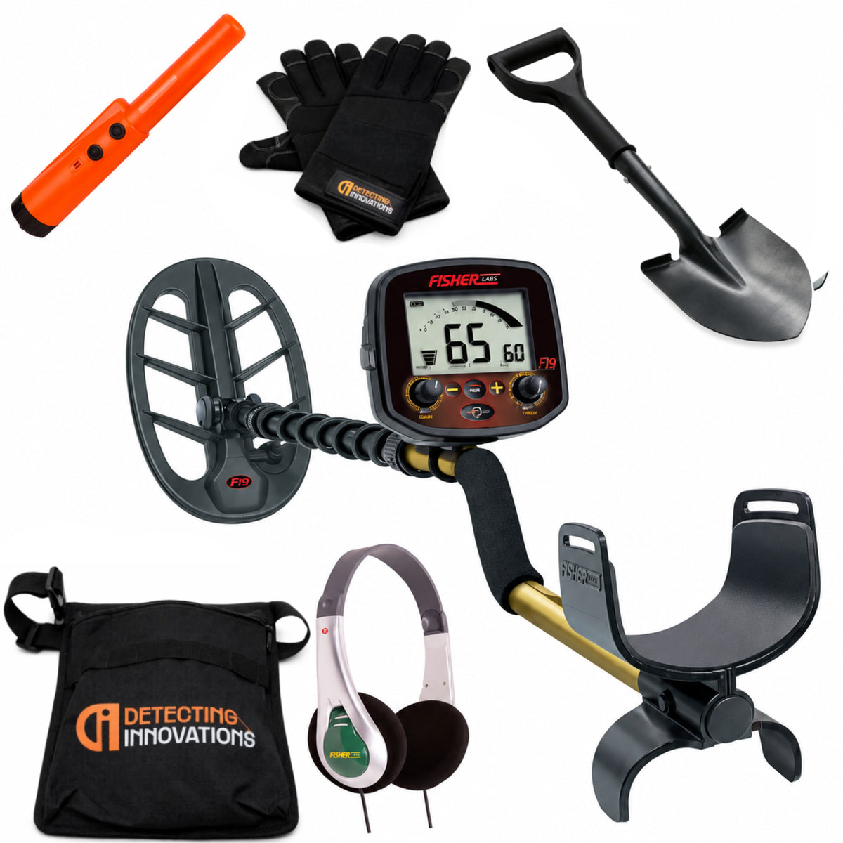 Fisher F19 Metal Detector Bundle