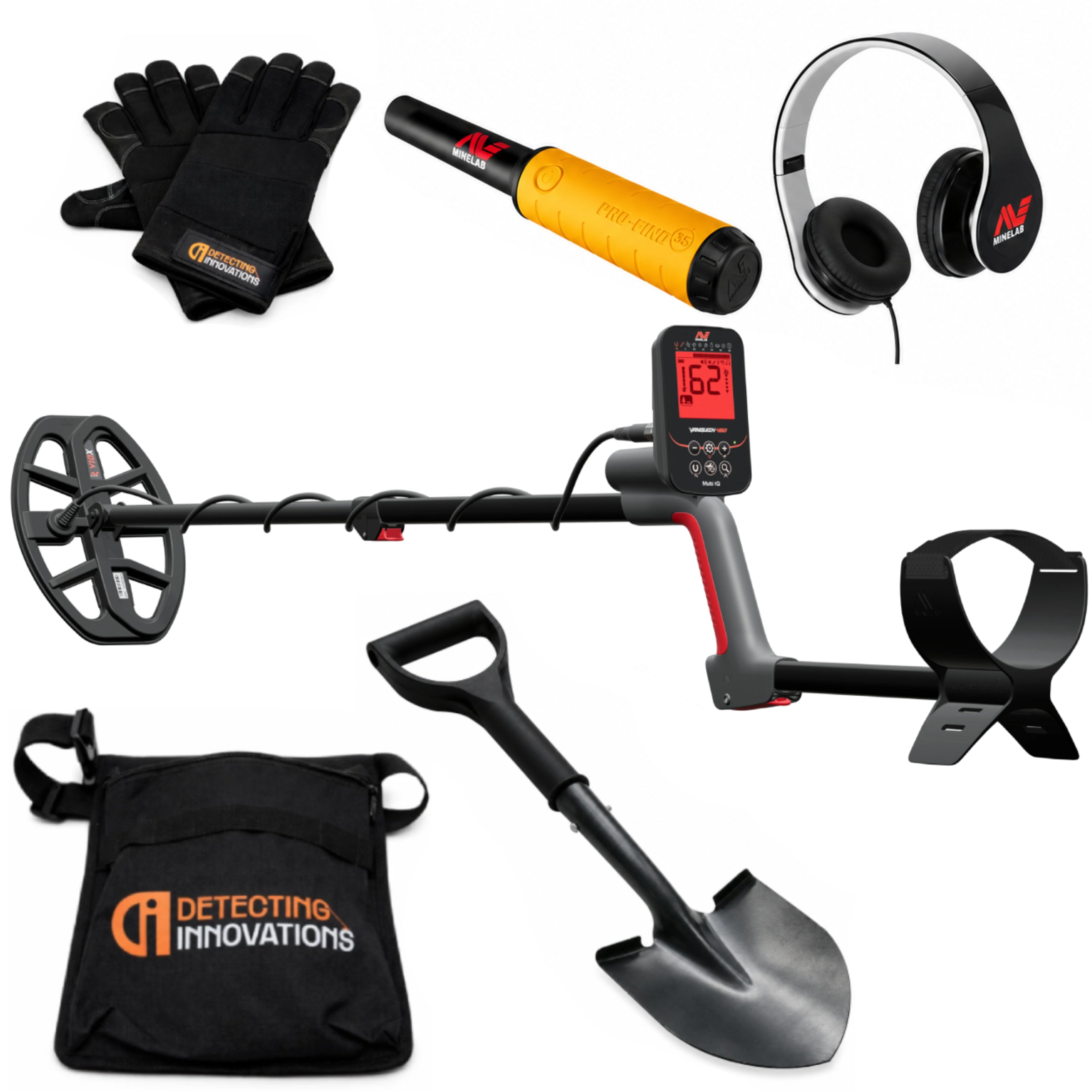 Minelab Vanquish 460 Metal Detector Bundle