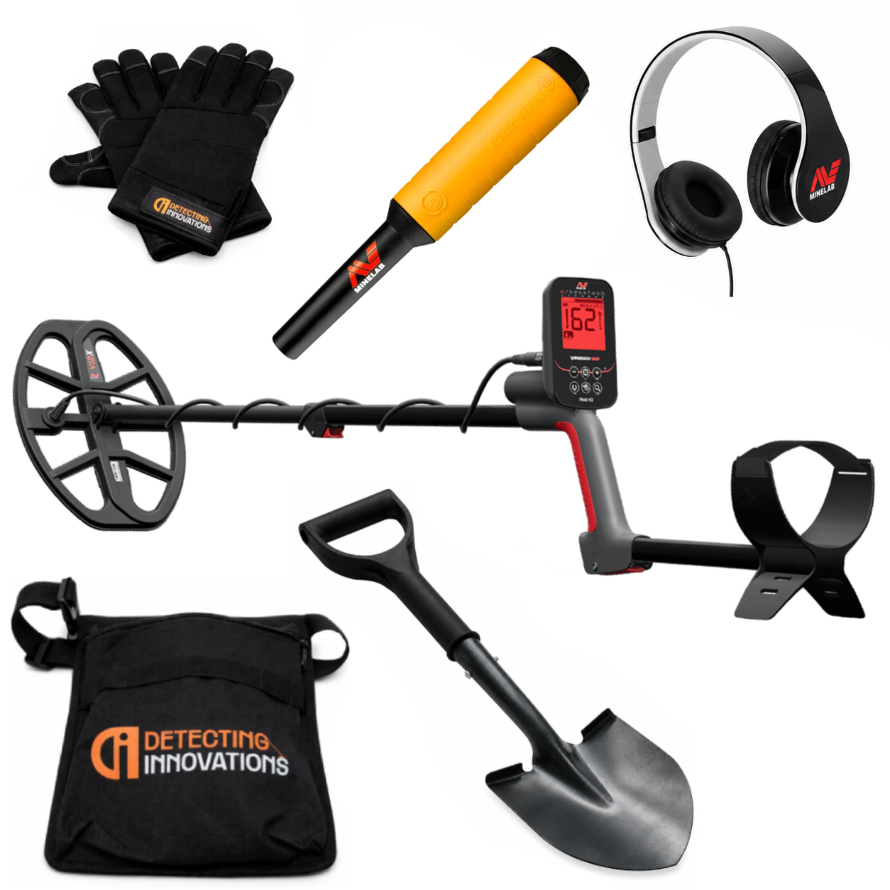 Minelab Vanquish 560 Metal Detector Bundle