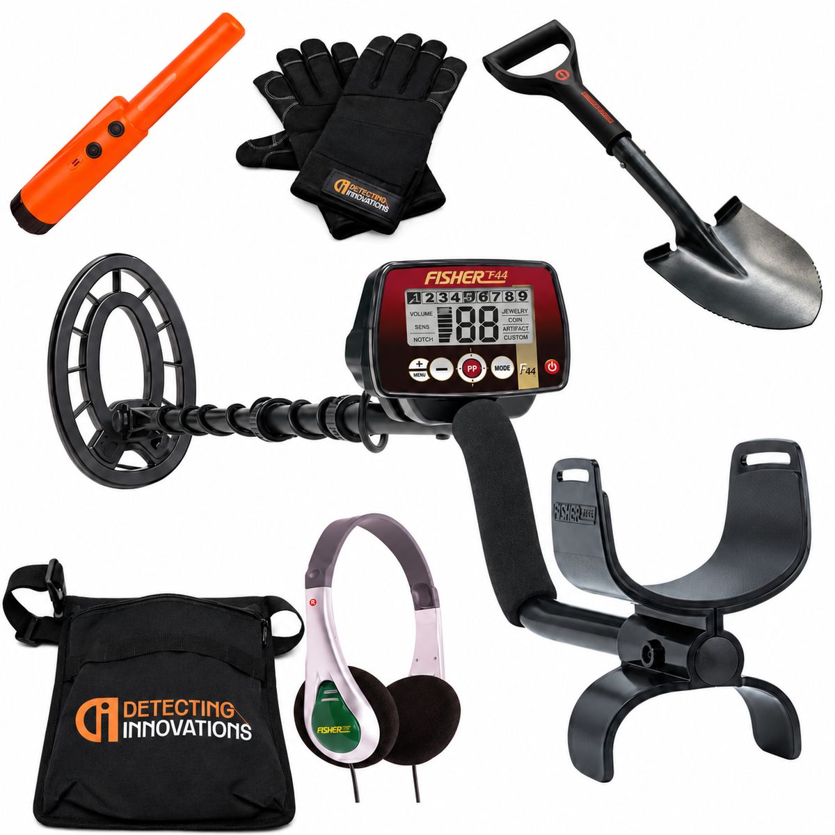 Fisher F44 Metal Detector Bundle