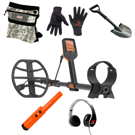 QUEST X10 IDMAXX METAL DETECTOR BUNDLE