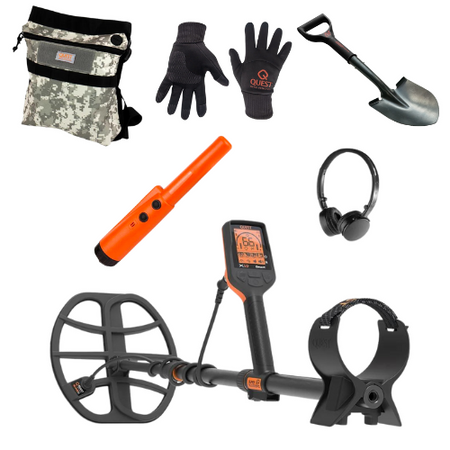 QUEST Q35 METAL DETECTOR BUNDLE