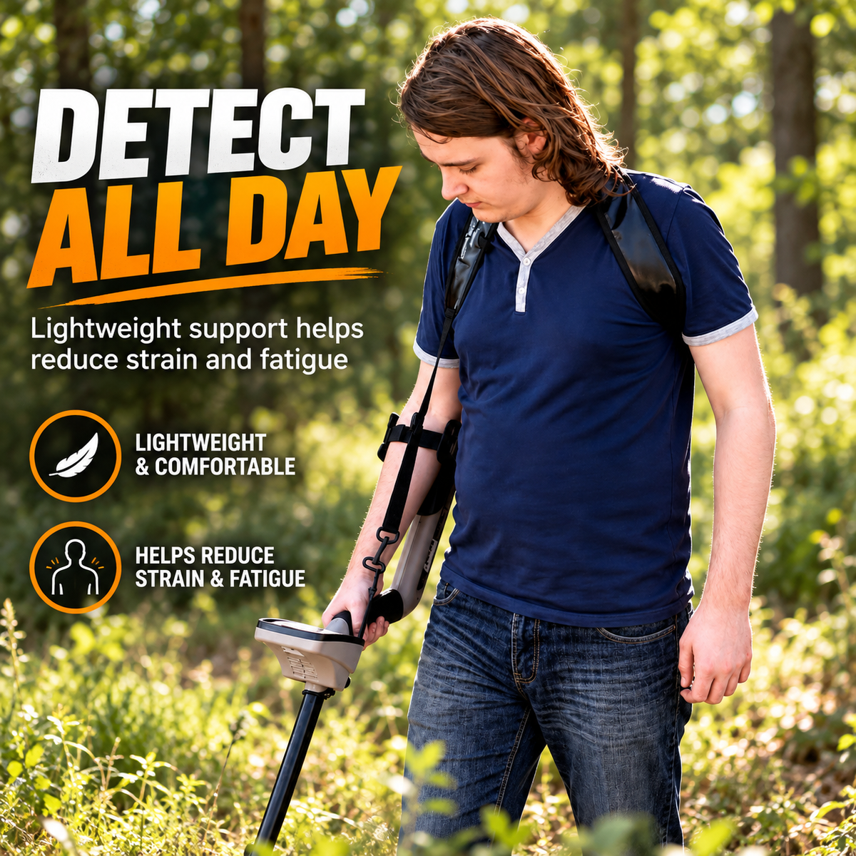 The Easy Swing MK4 Bungee Harness – Metal Detecting Weight Support Harness for All-Day Comfort
