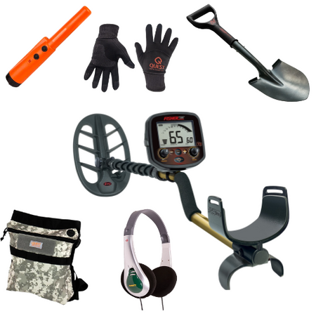 Fisher F19 Metal Detector Bundle