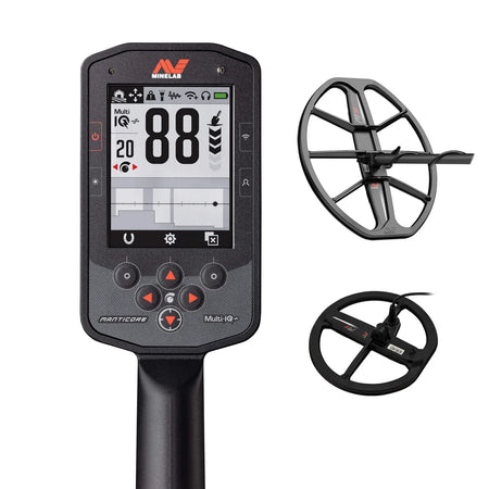 Minelab Manticore Metal Detector + Free M9 & M15 Search Coils