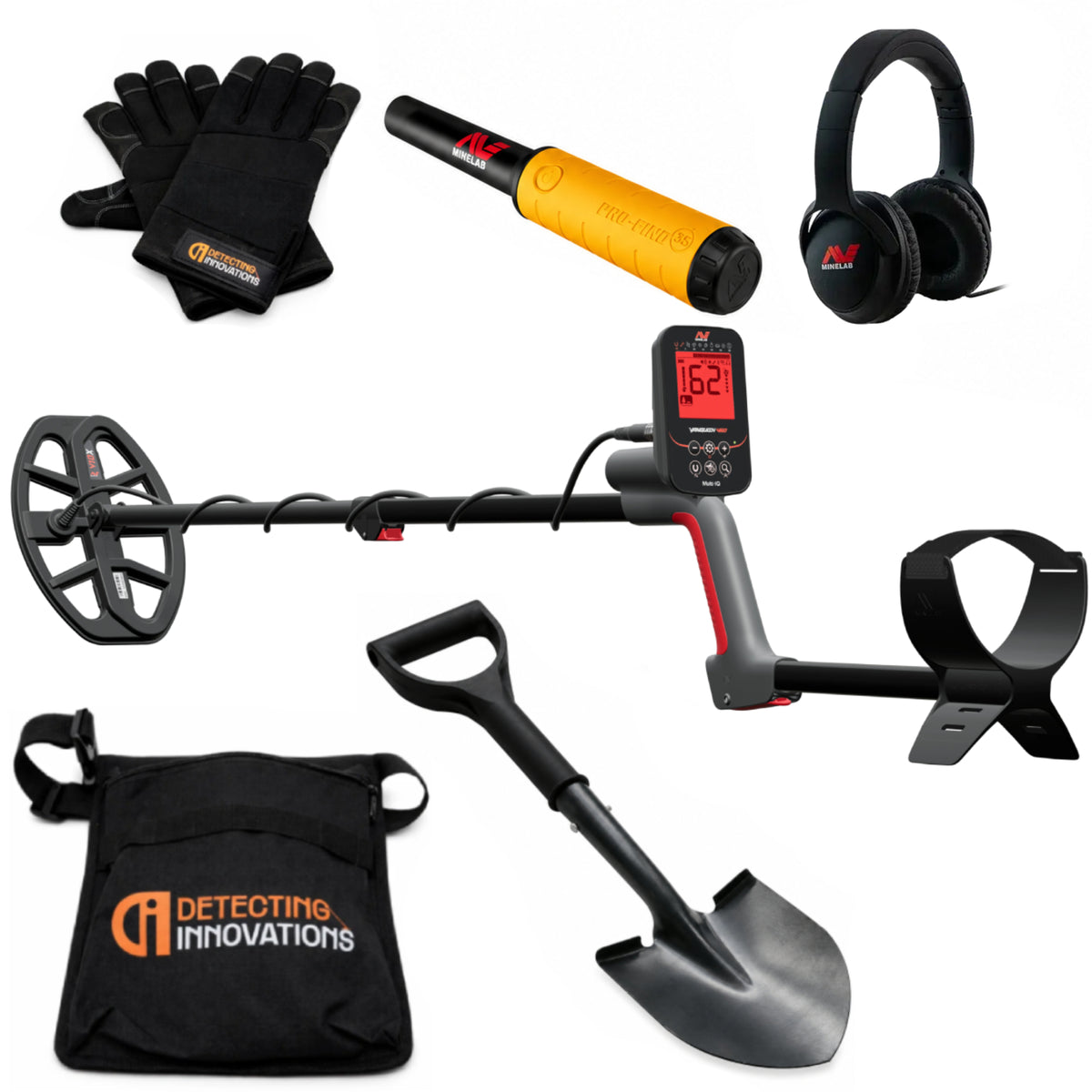 Minelab Vanquish 460 Metal Detector Bundle