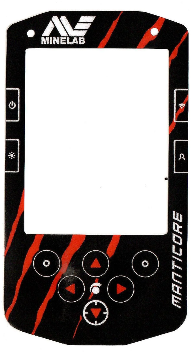 Keypad Sticker for The Minelab Manticore