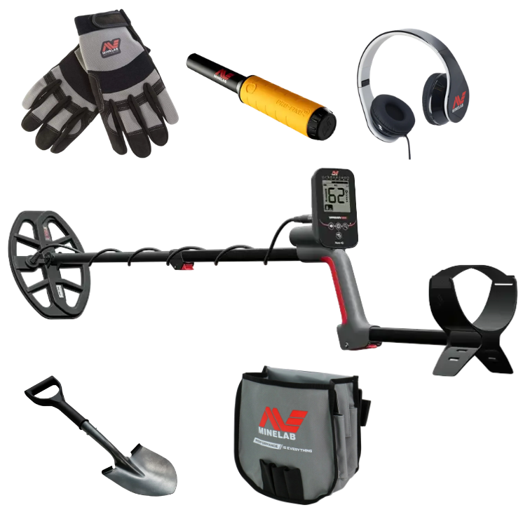 Minelab Vanquish 360 Metal Detector Bundle