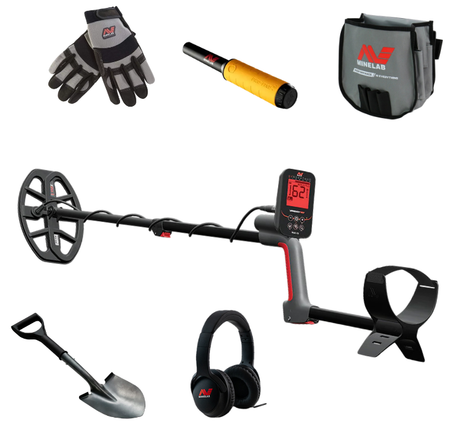 Minelab Vanquish 460 Metal Detector Bundle