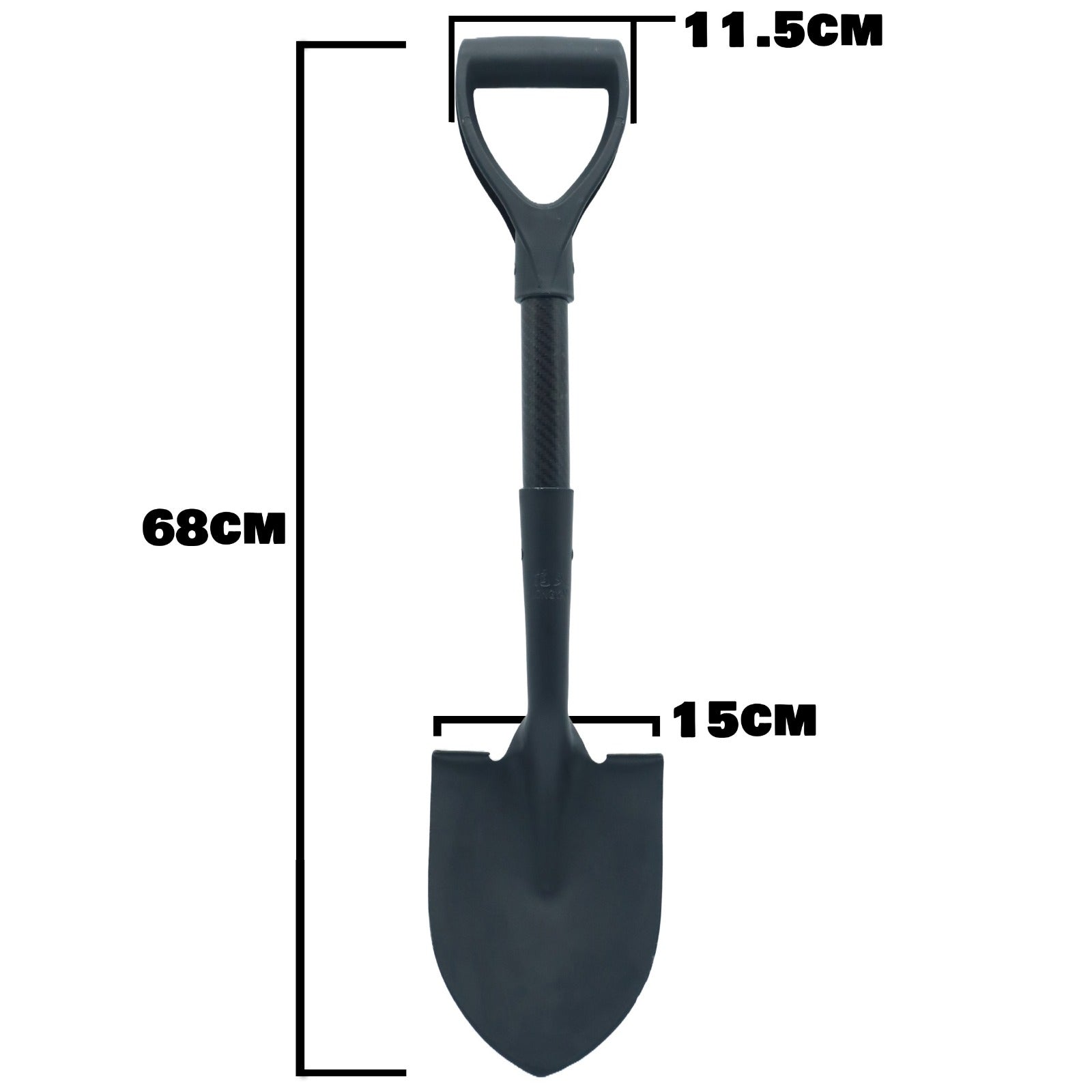 Detecting Innovations Carbon Fibre Small Mini Spade / Shovel