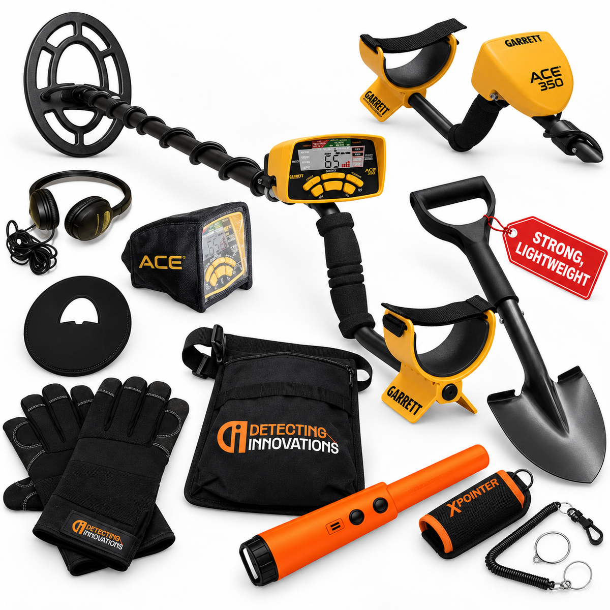GARRETT ACE 300I METAL DETECTOR - BUNDLE