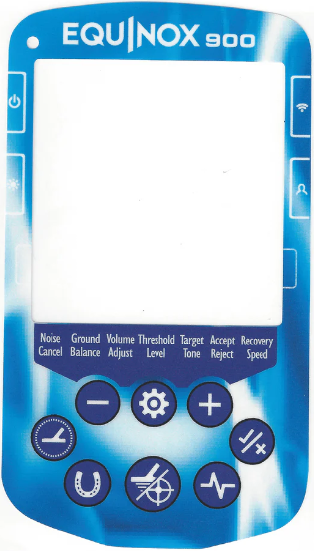 Keypad Sticker for The Minelab Equinox 900