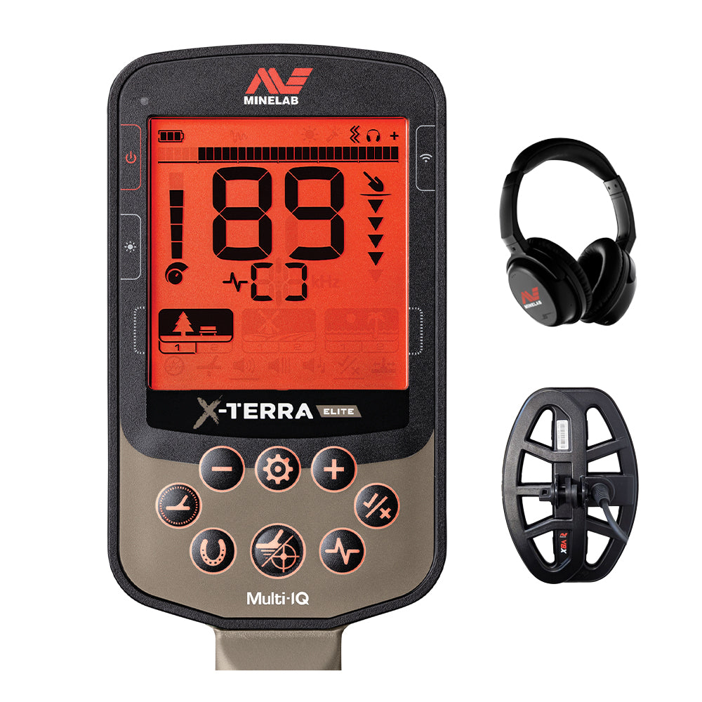 Minelab X-TERRA ELITE Expedition pack metal detector + Free Pro Find 40 Pinpointer