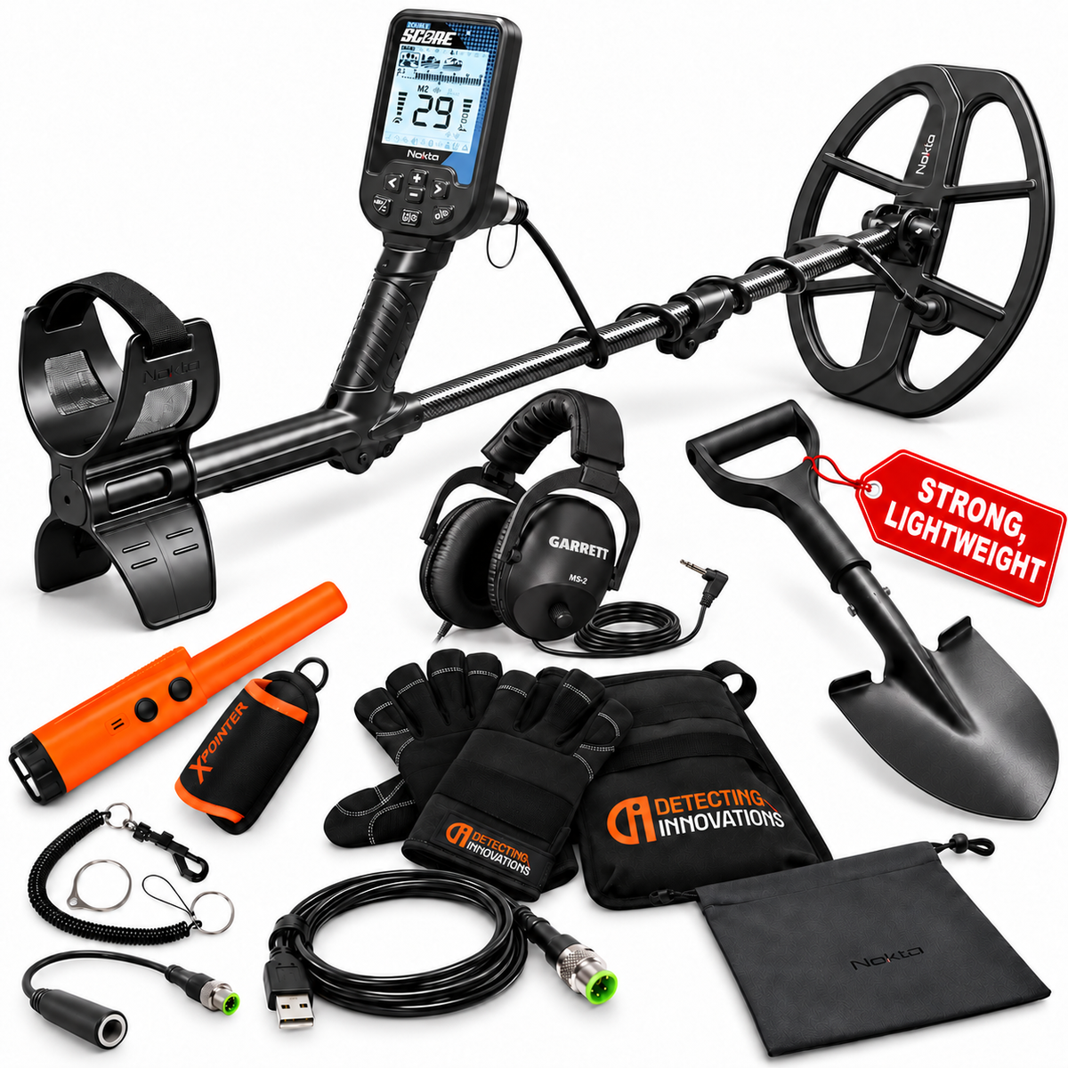 Nokta Double Score Metal Detector - Ultimate Bundle