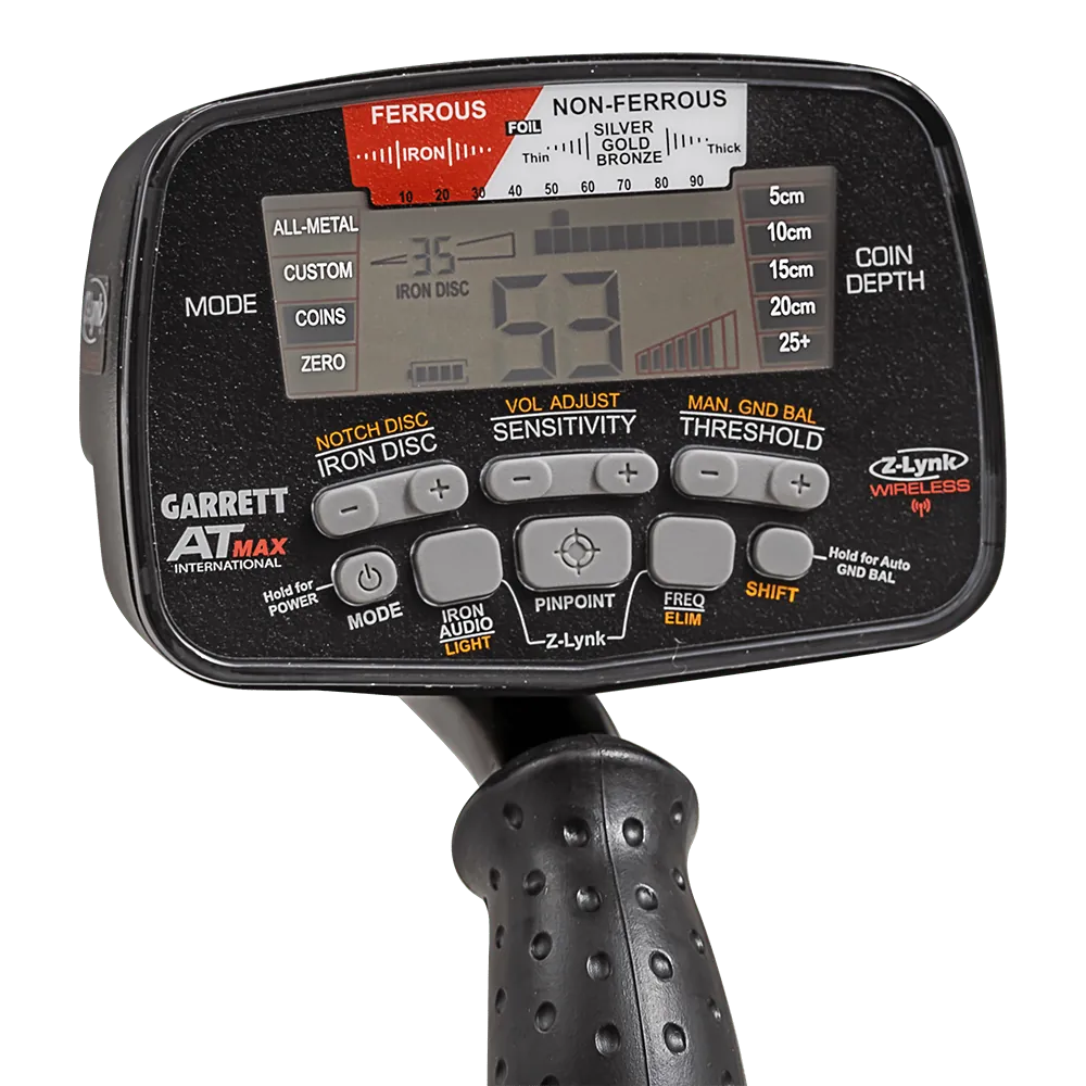 Garrett AT Max & FREE Blackline Pro-Pointer AT