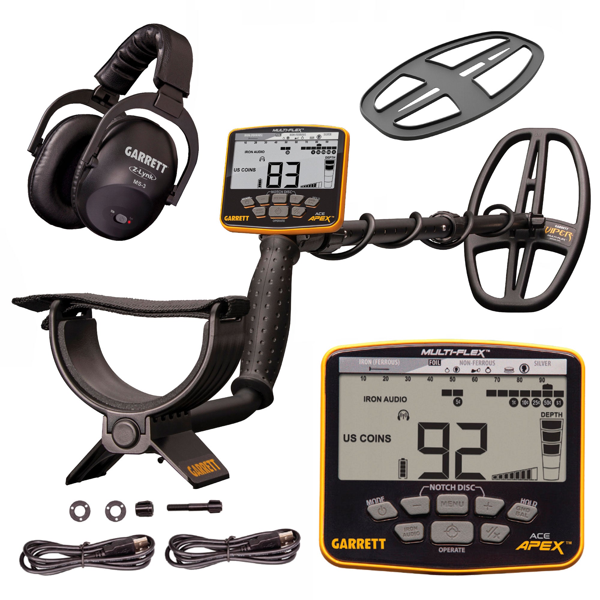 Garrett Ace Apex Metal Detector wireless headphone pack