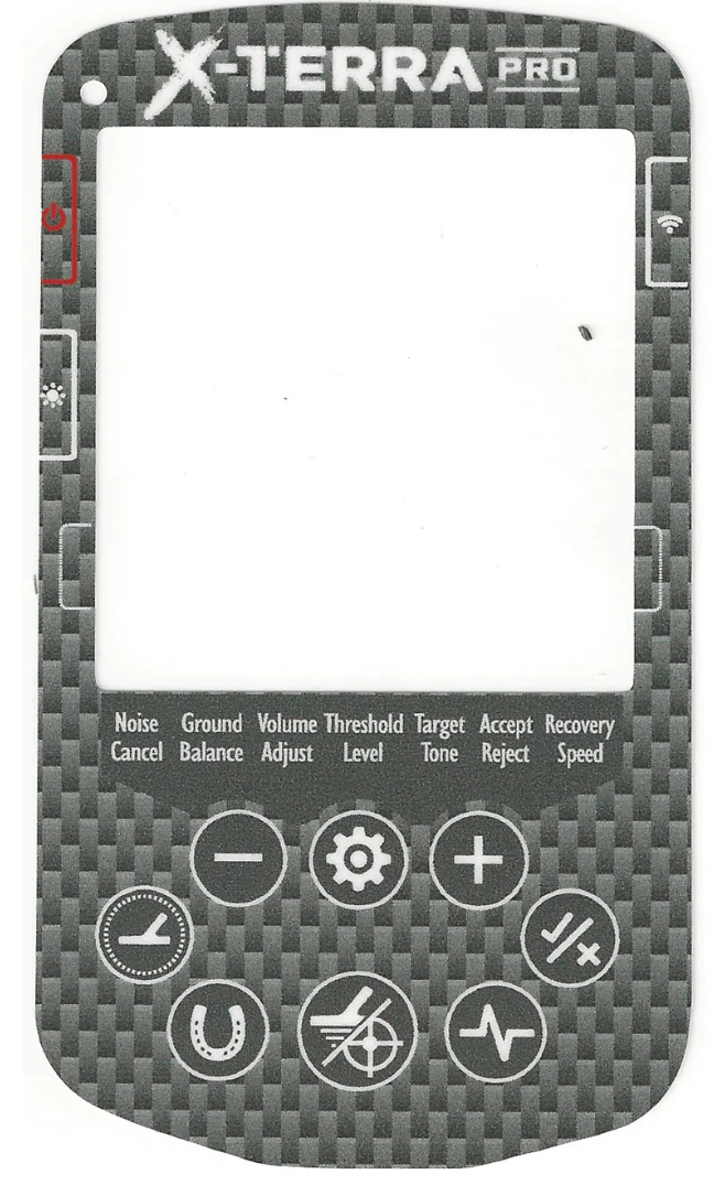 Keypad Sticker for The Minelab X-Terra Pro