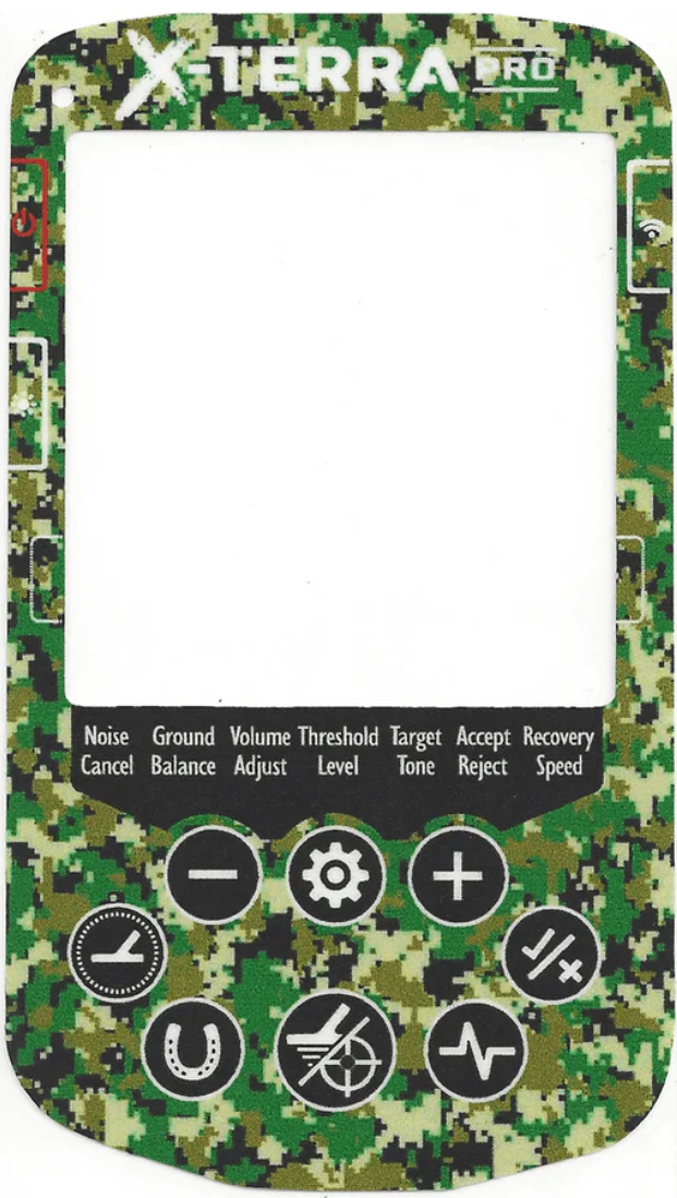 Keypad Sticker for The Minelab X-Terra Pro