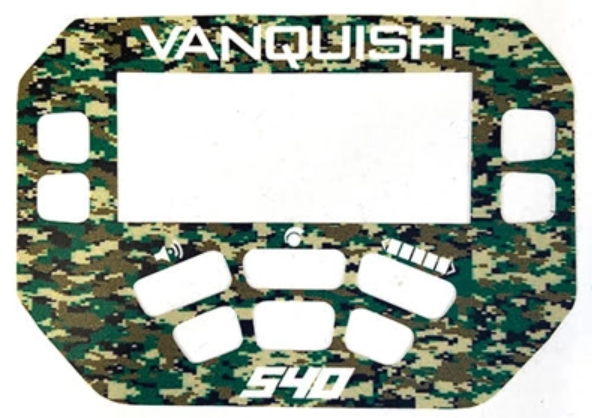 Keypad Sticker for The Minelab Vanquish 540