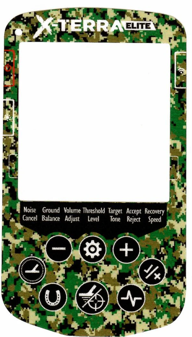 Keypad Sticker for The Minelab X-Terra Elite