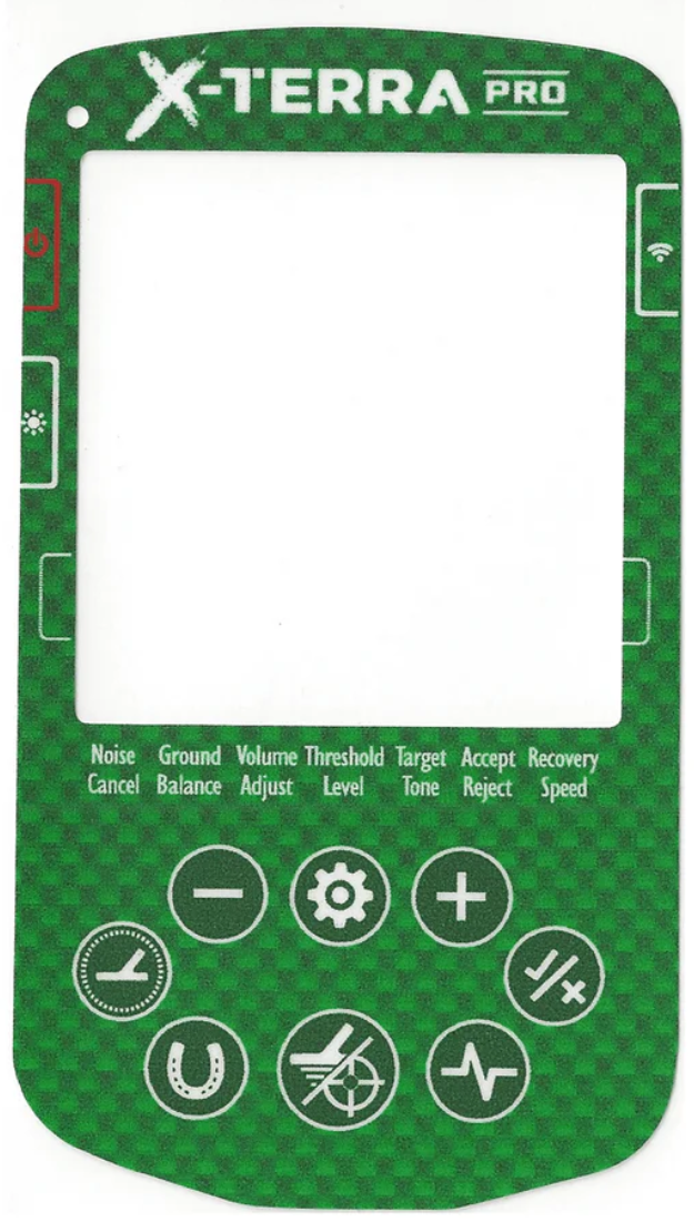 Keypad Sticker for The Minelab X-Terra Pro