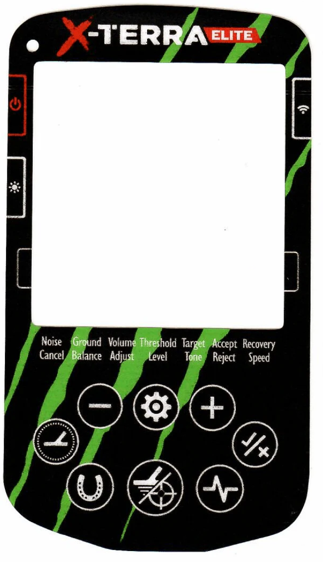Keypad Sticker for The Minelab X-Terra Elite