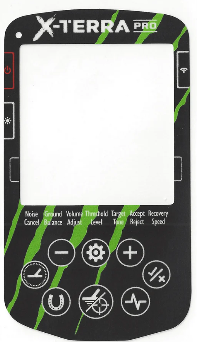Keypad Sticker for The Minelab X-Terra Pro