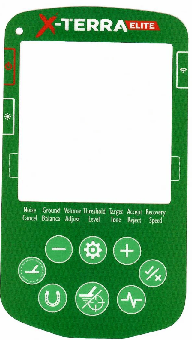 Keypad Sticker for The Minelab X-Terra Elite