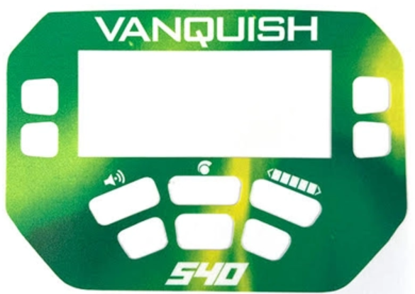 Keypad Sticker for The Minelab Vanquish 540