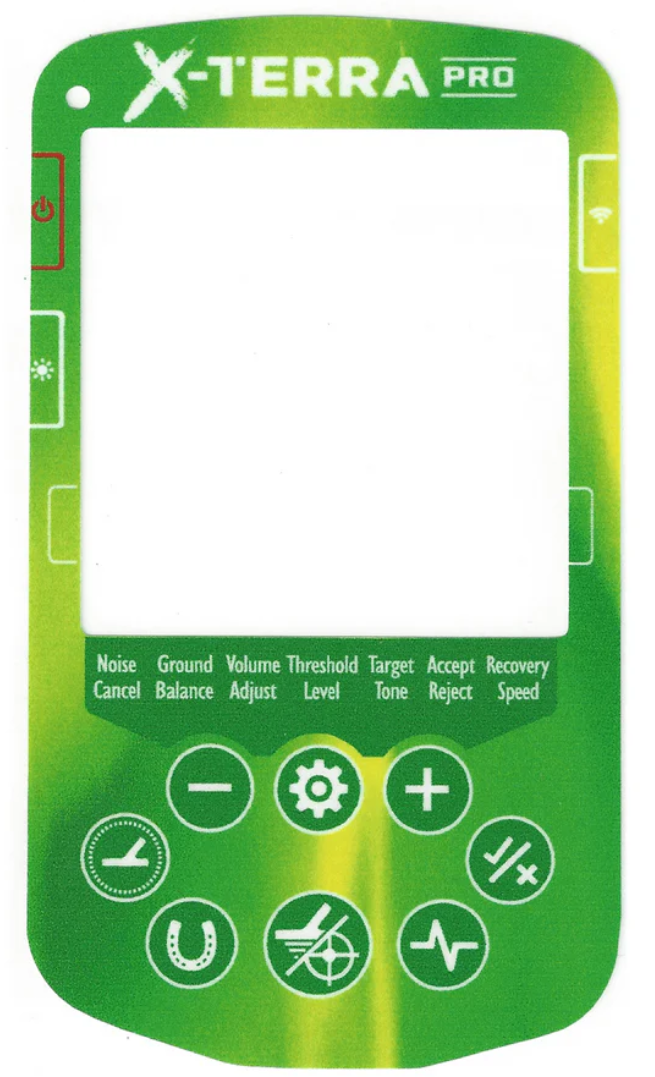 Keypad Sticker for The Minelab X-Terra Pro