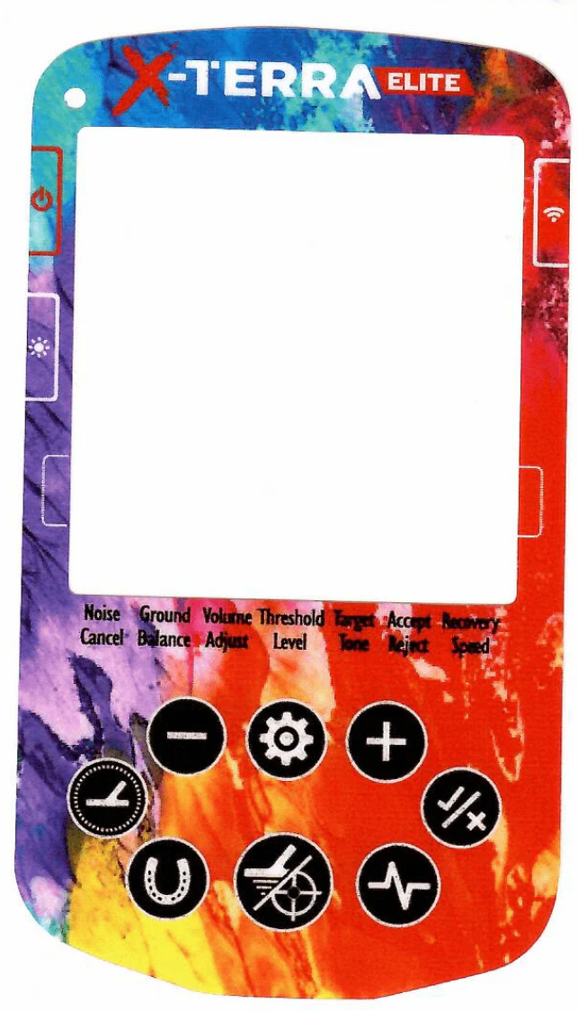 Keypad Sticker for The Minelab X-Terra Elite