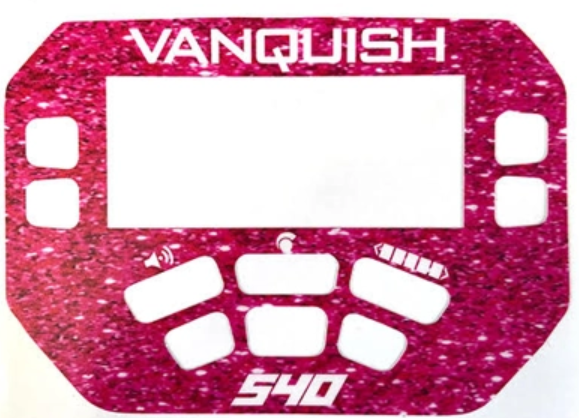Keypad Sticker for The Minelab Vanquish 540