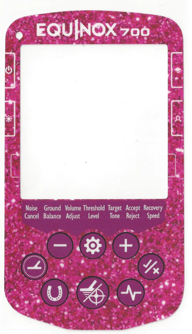 Keypad Sticker for The Minelab Equinox 700