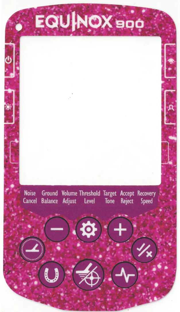 Keypad Sticker for The Minelab Equinox 900