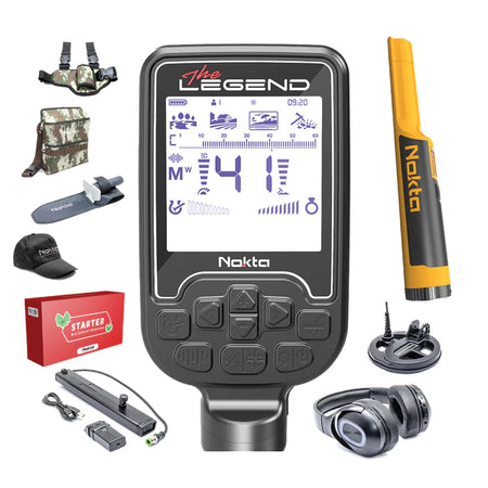 Nokta Legend Metal Detector pro Pack + FREE ACCUPOINT AND STARTER PACK