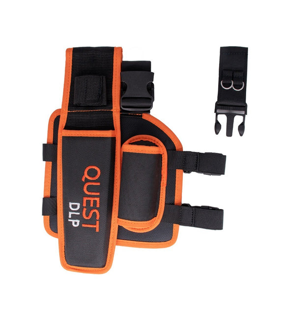 Quest Drop Leg Pouch & Holster For Pinpointer Detector And Knife