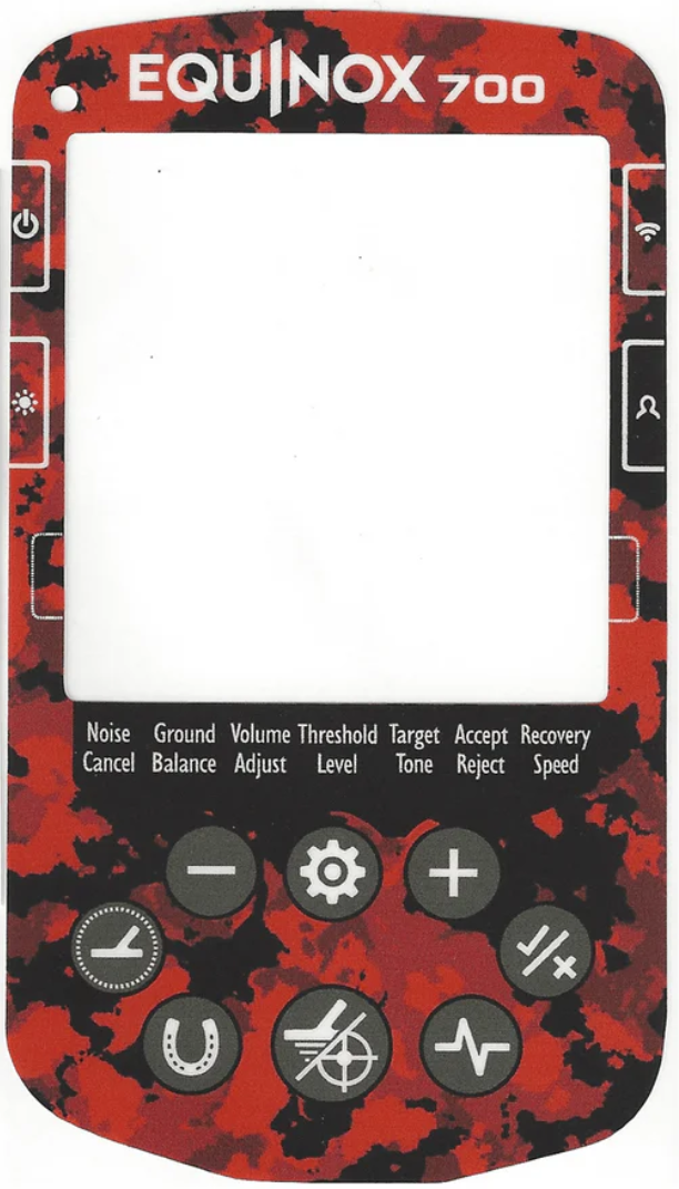 Keypad Sticker for The Minelab Equinox 700