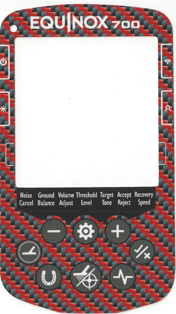 Keypad Sticker for The Minelab Equinox 700